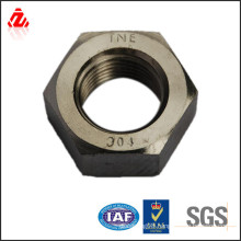 Carbon steel black oxide heavy hex nut(din934)